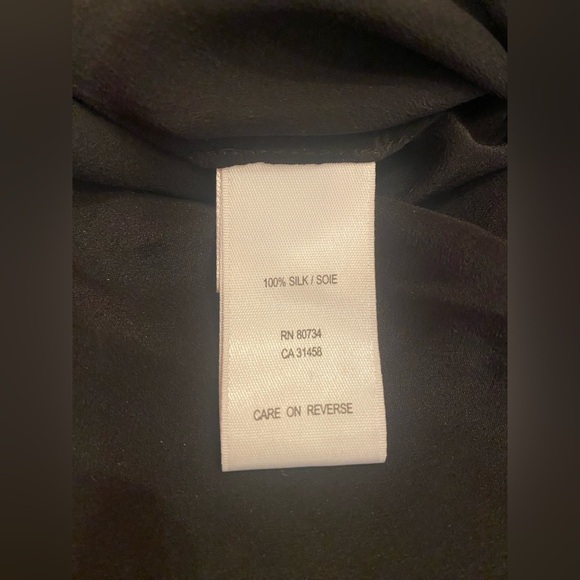 BCBG MAXAZRIA Silk Embellished Beaded Lined V Neck Racerback Dress w/pockets Sm - Picture 10 of 10